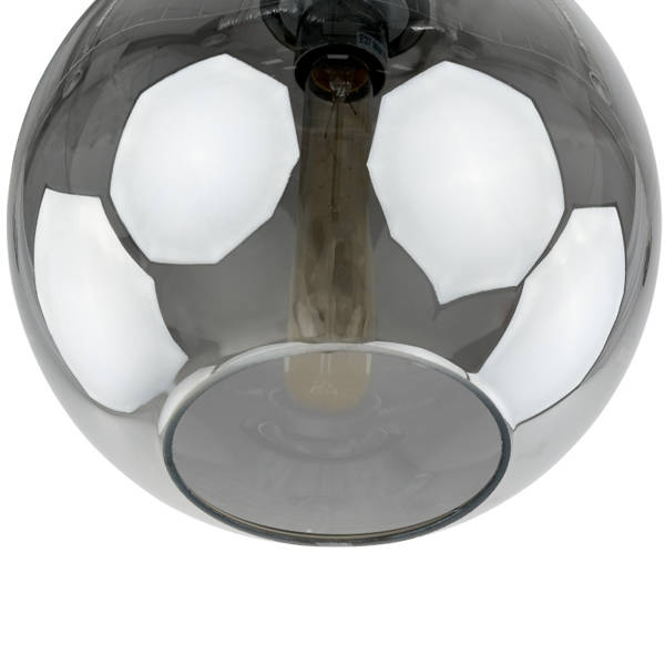 Lampa wisząca SPECTRE śr. 28cm E27 | dymiony