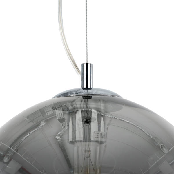 Lampa wisząca SPECTRE śr. 28cm E27 | dymiony