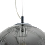 Lampa wisząca SPECTRE śr. 28cm E27 | dymiony