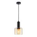 Lampa wisząca Santia śr. 12cm E27 | czarny