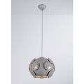 Lampa wisząca Santina śr. 31cm E27 | szary