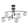 Lampa wisząca Senai śr. 91,5cm 6xG9 | czarny satynowy