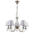 Lampa wisząca Solana wys. cał. 85cm 5xE14 | brąz antyczny