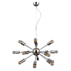 Lampa wisząca THEO śr. 64cm 18xE27 | chrom
