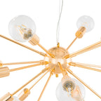 Lampa wisząca THEO śr. 64cm 18xE27 | złoty