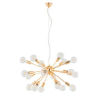 Lampa wisząca THEO śr. 64cm 18xE27 | złoty