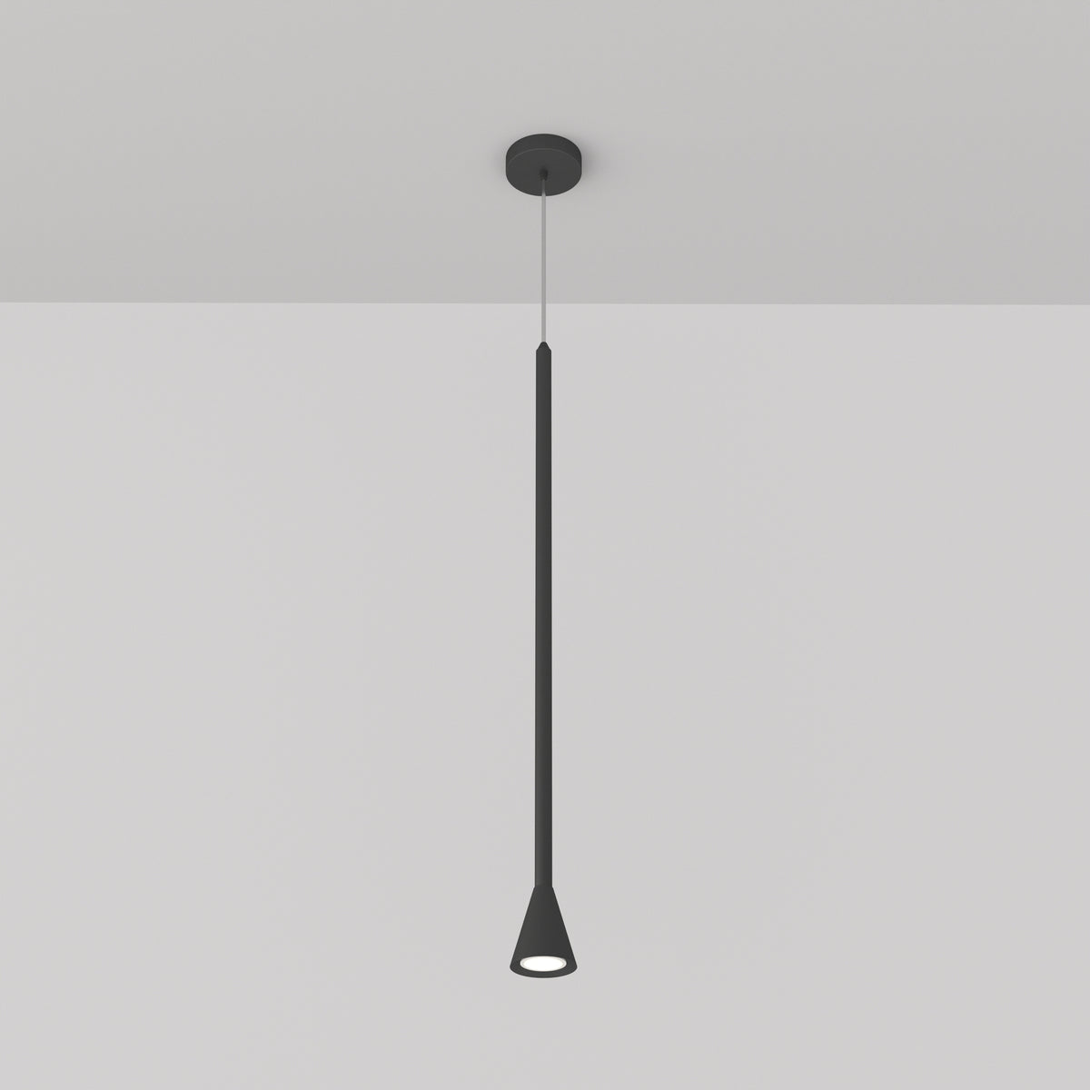 Lampa wisząca Technical Arrow IP20 1xGU10 P064PL-01B | Czarny