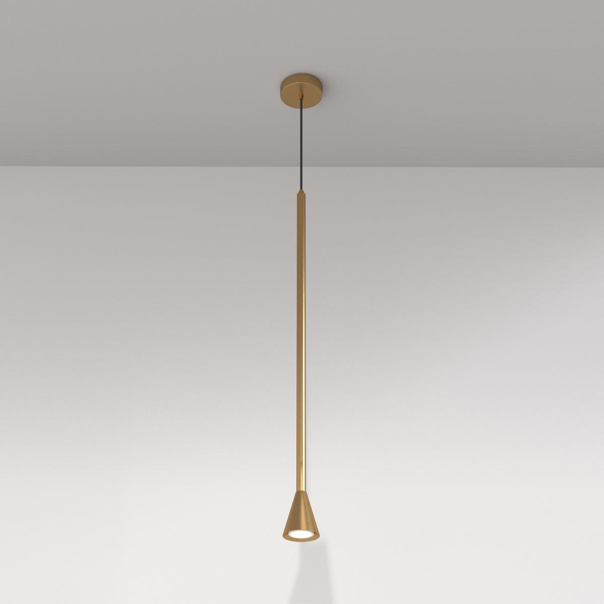 Lampa wisząca Technical Arrow IP20 1xGU10 P064PL-01G | Złoto