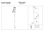 Lampa wisząca Technical Arrow IP20 1xGU10 P064PL-01G | Złoto