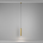 Lampa wisząca Technical Artisan IP20 1xGU10 P082PL-GU10-MG | Matowe złoto