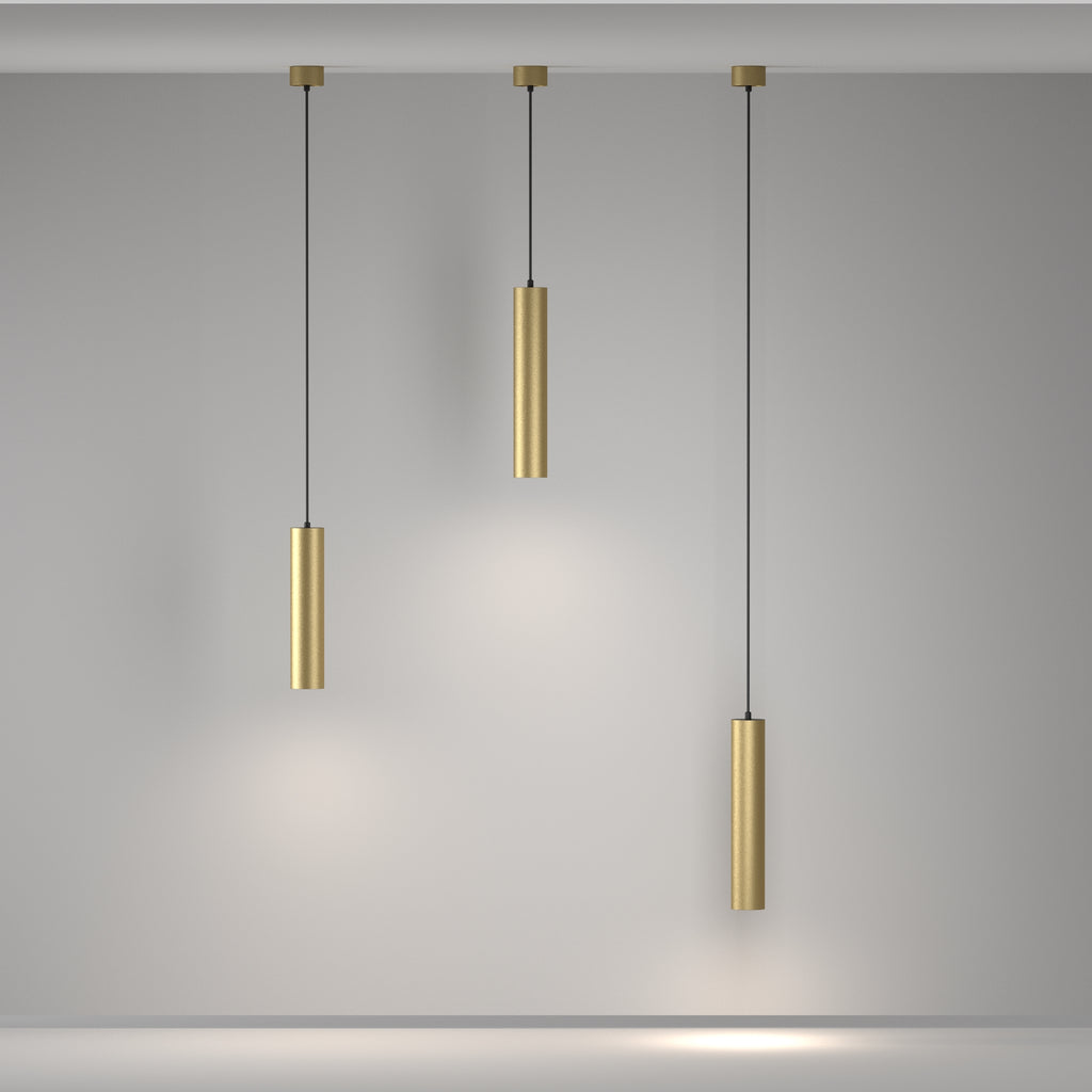 Lampa wisząca Technical Artisan IP20 1xGU10 P082PL-GU10-MG | Matowe złoto