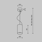 Lampa wisząca Technical Efir IP20 x P089PL-15W3K-W | Biały