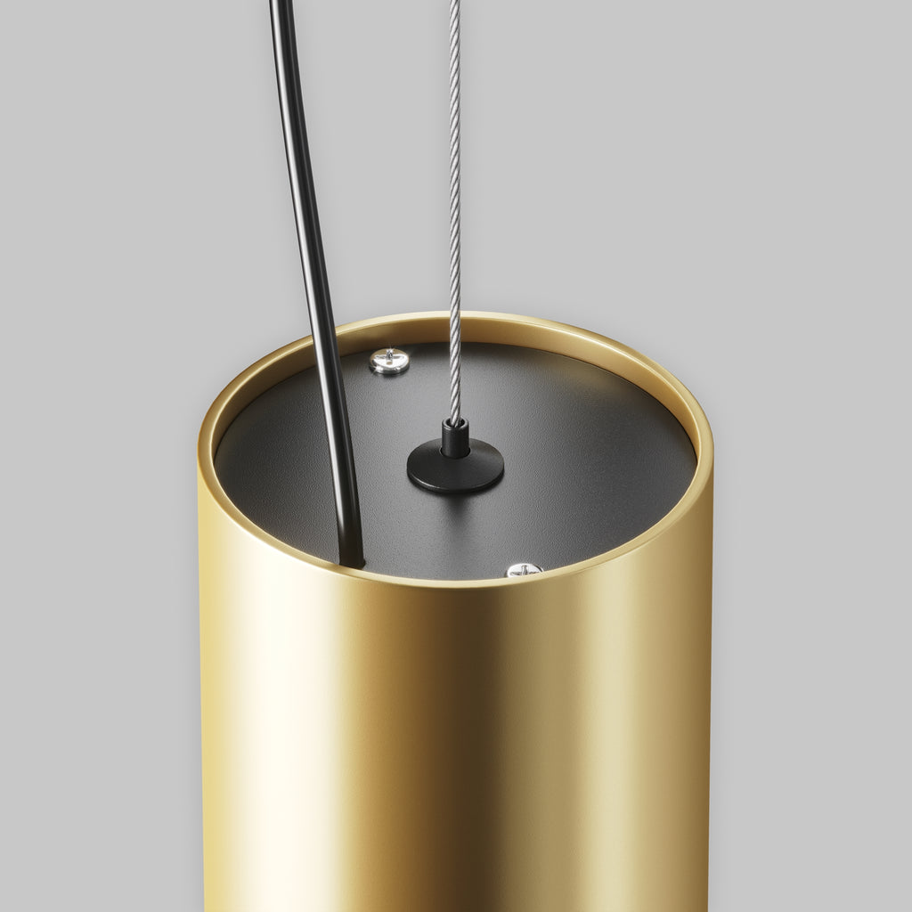 Lampa wisząca Technical Efir IP20 x P089PL-25W3K-MG | Matowe złoto