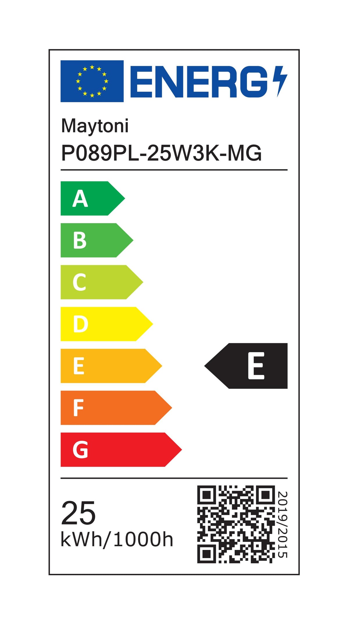 Lampa wisząca Technical Efir IP20 x P089PL-25W3K-MG | Matowe złoto