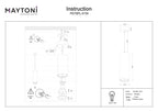 Lampa wisząca Technical Focus IP20 1xGU10 P075PL-01W | Biały