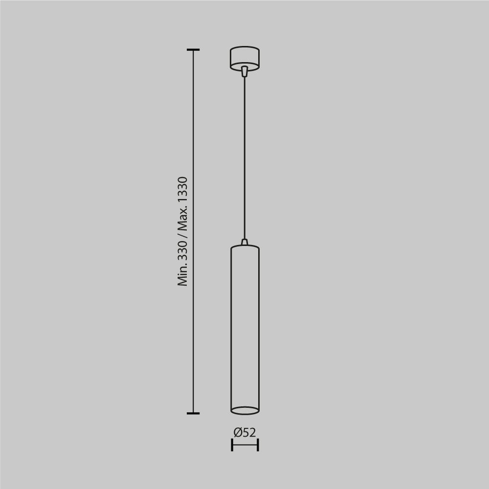 Lampa wisząca Technical Focus LED IP20 x P072PL-L12W3K-1 | Biały