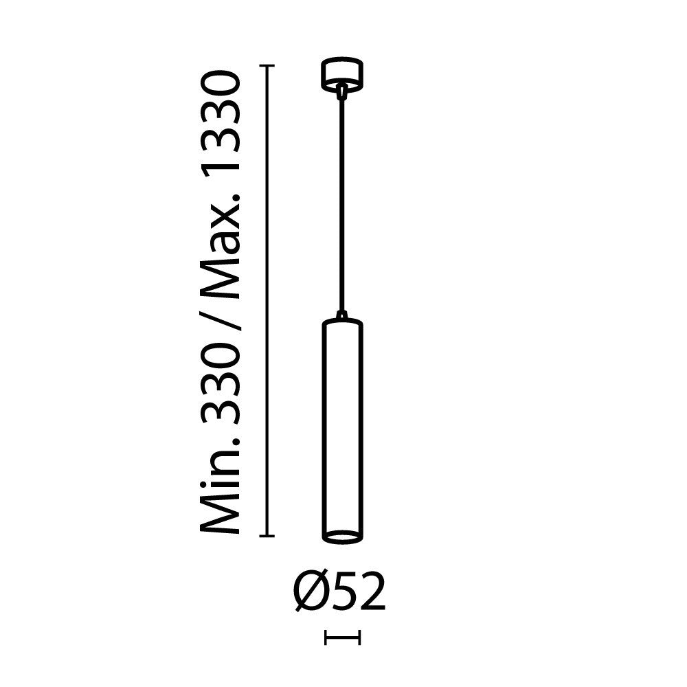 Lampa wisząca Technical Focus LED IP20 x P072PL-L12W3K-1 | Biały