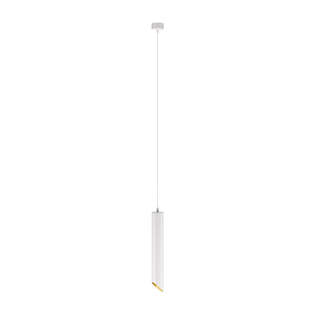 Lampa wisząca Technical Lipari IP20 1xGU10 P044PL-01-40GU10-W | Biały ze złotem