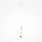 Lampa wisząca Technical Lipari IP20 1xGU10 P044PL-01-40GU10-W | Biały ze złotem