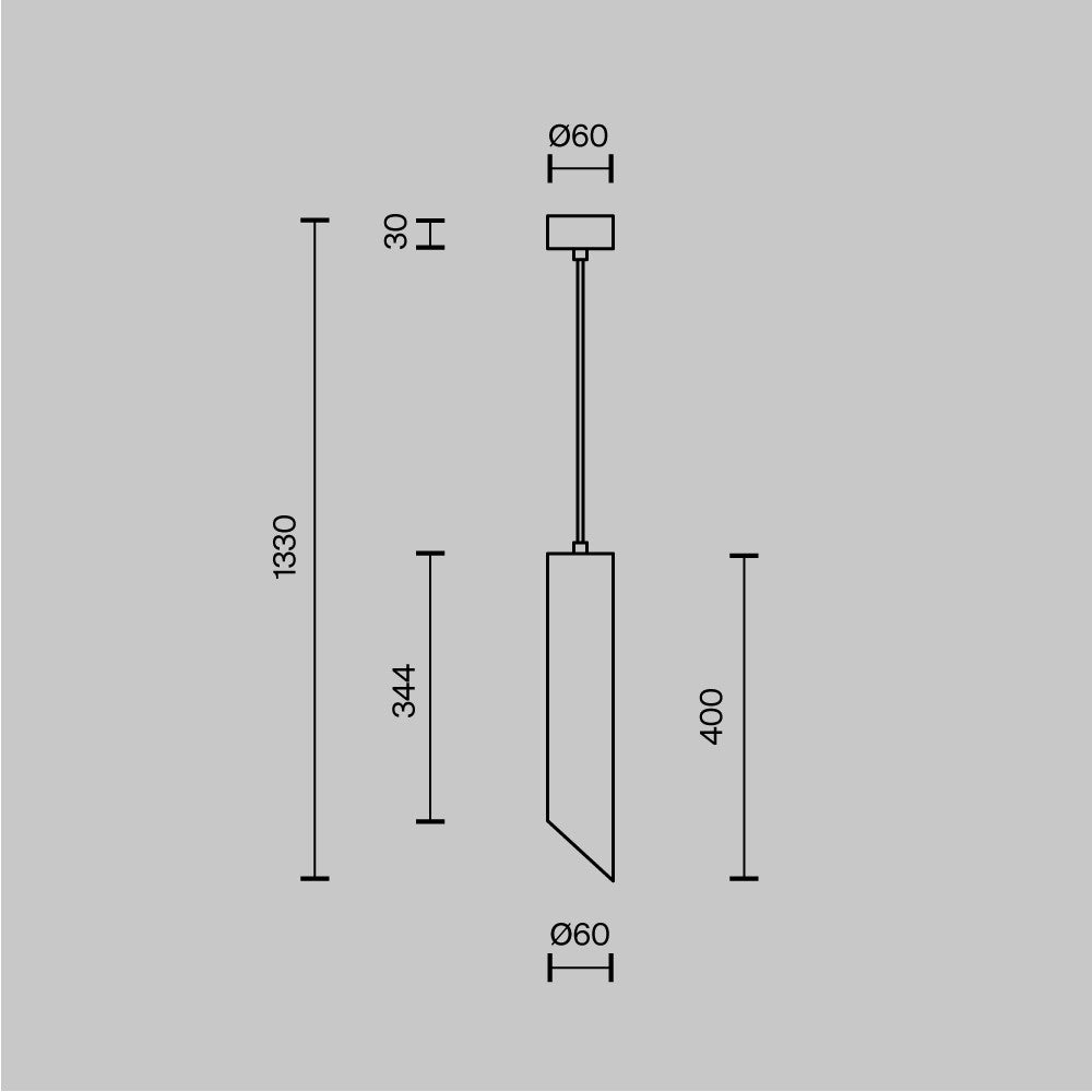 Lampa wisząca Technical Lipari IP20 1xGU10 P044PL-01-40GU10-W | Biały ze złotem