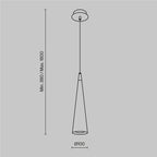 Lampa wisząca Technical Nevill IP20 1xGU10 P318PL-01B | Czarny