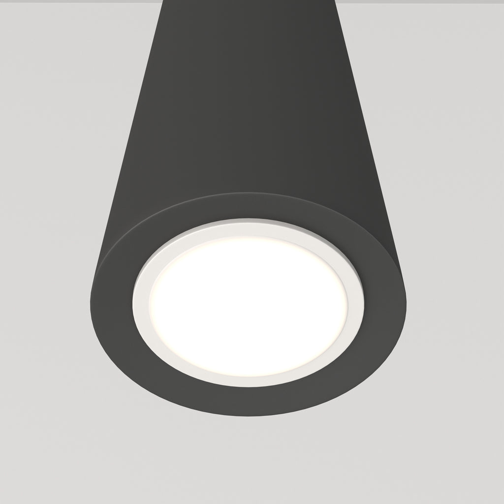 Lampa wisząca Technical Nevill IP20 1xGU10 P318PL-01B | Czarny