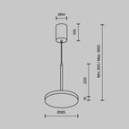 Lampa wisząca Technical Plato IP20 x P076PL-L12W3K-W | Biały