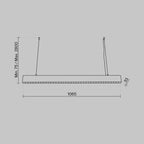 Lampa wisząca Technical Points IP20 x P050PL-L40W4K | Biały