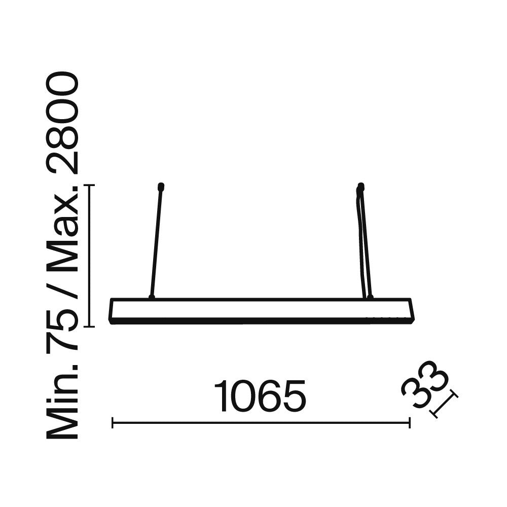 Lampa wisząca Technical Points IP20 x P050PL-L40W4K | Biały