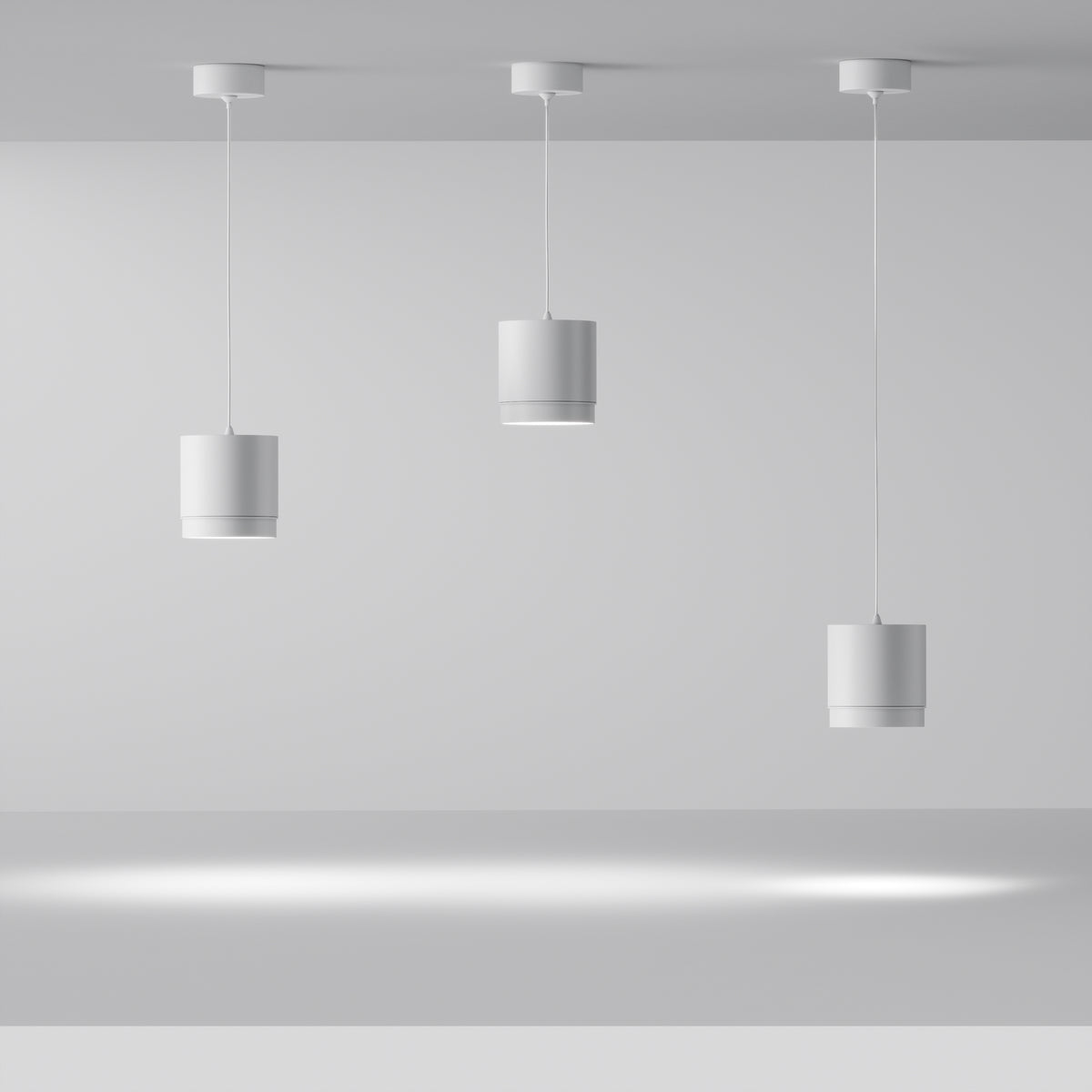 Lampa wisząca Technical Polar IP20 1xGX53 P088PL-GX53-W | Biały