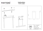 Lampa wisząca Technical Step IP20 x P010PL-L23B4K | Czarny