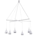Lampa wisząca Telesto śr. 63cm 30W LED barwa ciepła 3000K | chrom