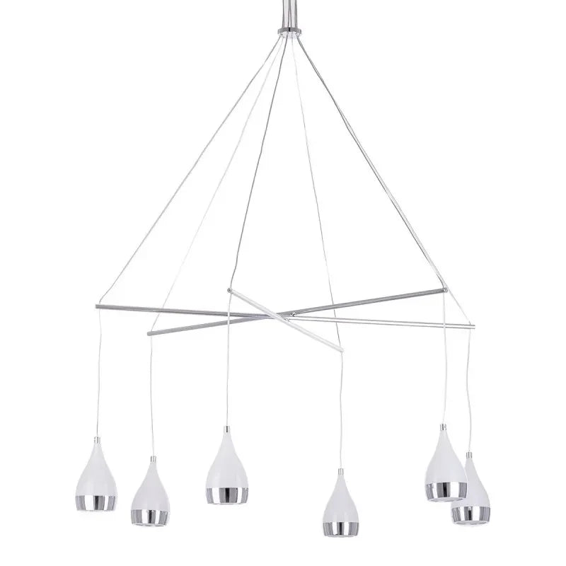Lampa wisząca Telesto śr. 63cm 30W LED barwa ciepła 3000K | chrom