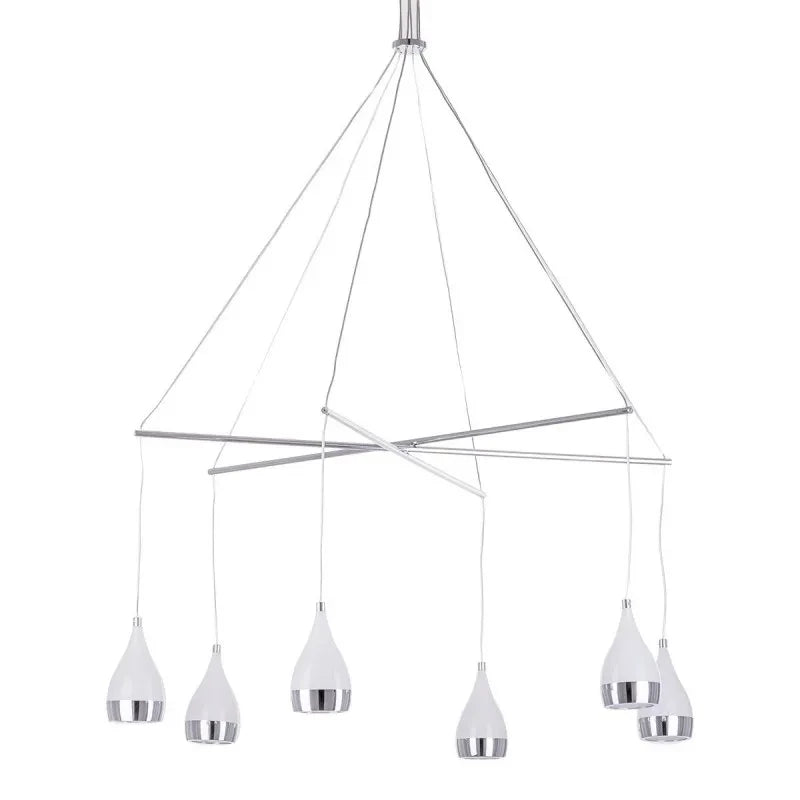 Lampa wisząca Telesto śr. 63cm 30W LED barwa ciepła 3000K | chrom