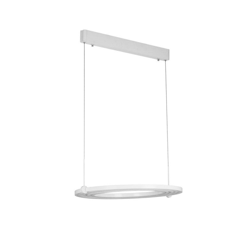 Lampa wisząca Tryton śr. 60cm 56W LED barwa ciepła 3000K | czarny