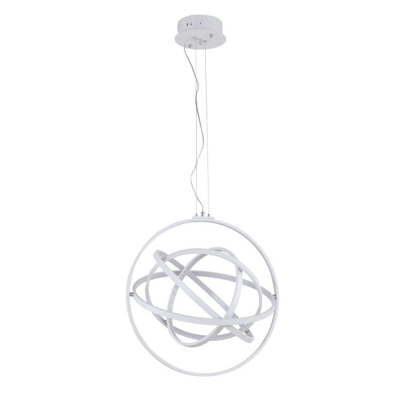 Lampa wisząca Tryton śr. 60cm 56W LED barwa ciepła 3000K | czarny