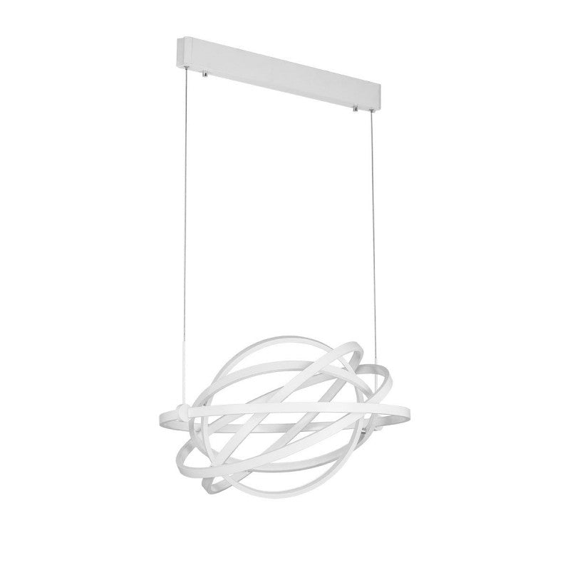 Lampa wisząca Tryton śr. 60cm 56W LED barwa ciepła 3000K | czarny
