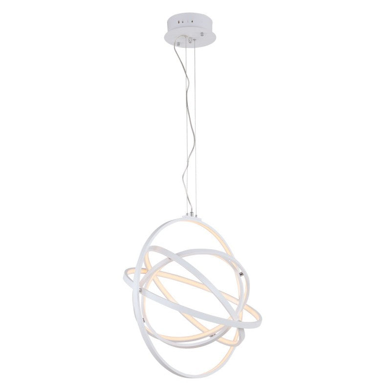 Lampa wisząca Tryton śr. 60cm 56W LED barwa ciepła 3000K | czarny