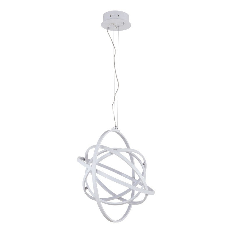 Lampa wisząca Tryton śr. 60cm 56W LED barwa ciepła 3000K | czarny