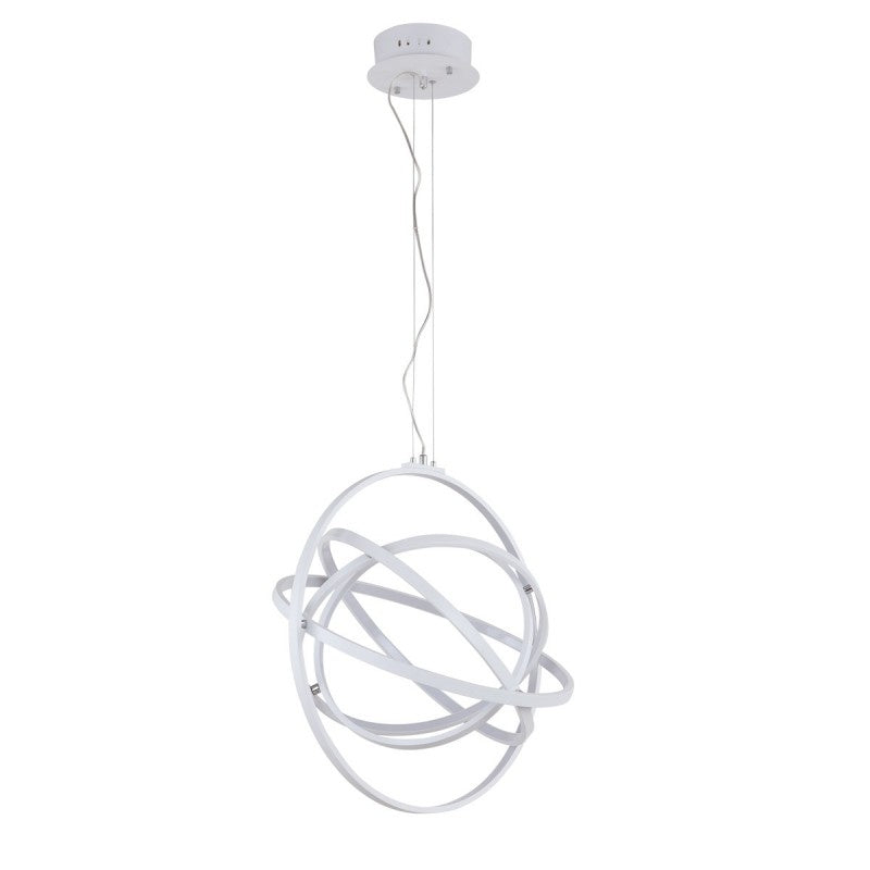 Lampa wisząca Tryton śr. 60cm 56W LED barwa ciepła 3000K | czarny