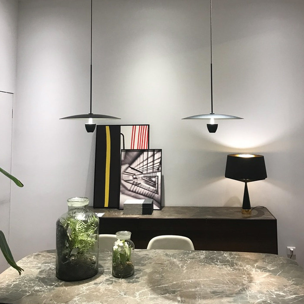 Lampa wisząca Ufo M czarna LED CCT