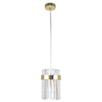 Lampa wisząca Vetro 1 złota 1xE14