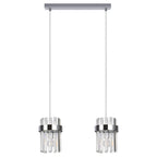 Lampa wisząca Vetro chrom 2xE14
