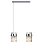 Lampa wisząca Vetro chrom 2xE14