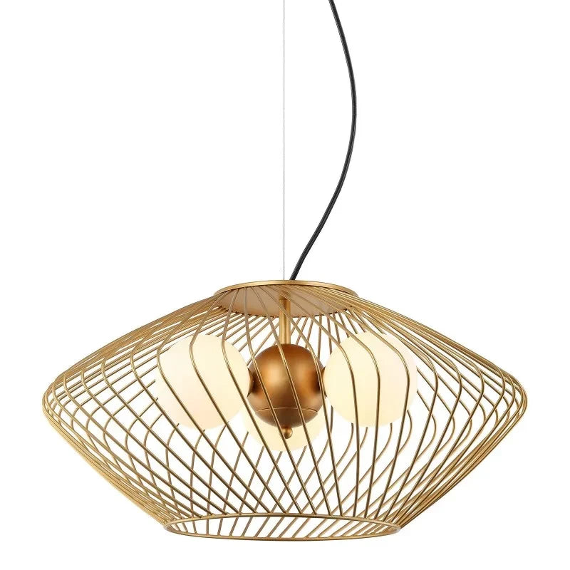 Lampa wisząca ZENO śr. 52cm 3xG9 | złoty