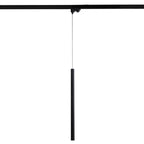 Lampa wisząca do szynoprzewodu LUNGO 1F, czarna, 1x5W G9