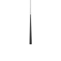 Lampa wisząca nowoczesna sopel BOSA 7W ciepła 3000K czarny śr. 2,7cm | oxyled-456573
