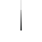 Lampa wisząca nowoczesna sopel BOSA 7W ciepła 3000K czarny śr. 2,7cm | oxyled-456573