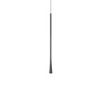 Lampa wisząca nowoczesna sopel ENZA 7W ciepła 3000K czarny śr. 3,2cm | oxyled-456627