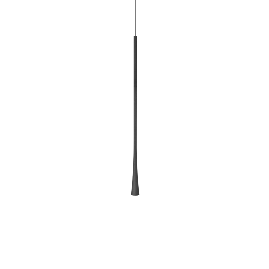 Lampa wisząca nowoczesna sopel ENZA 7W ciepła 3000K czarny śr. 3,2cm | oxyled-456627